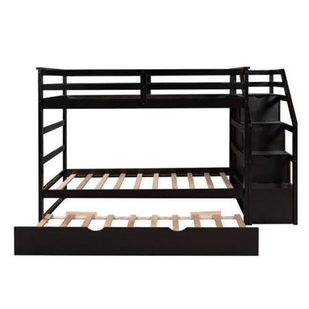 B165 Eps : Giường 3 Tầng Cầu Thang Liên Hợp - 1m